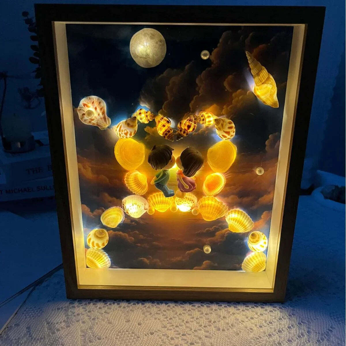 DIY Shell Conch Starry Sky Lamp
