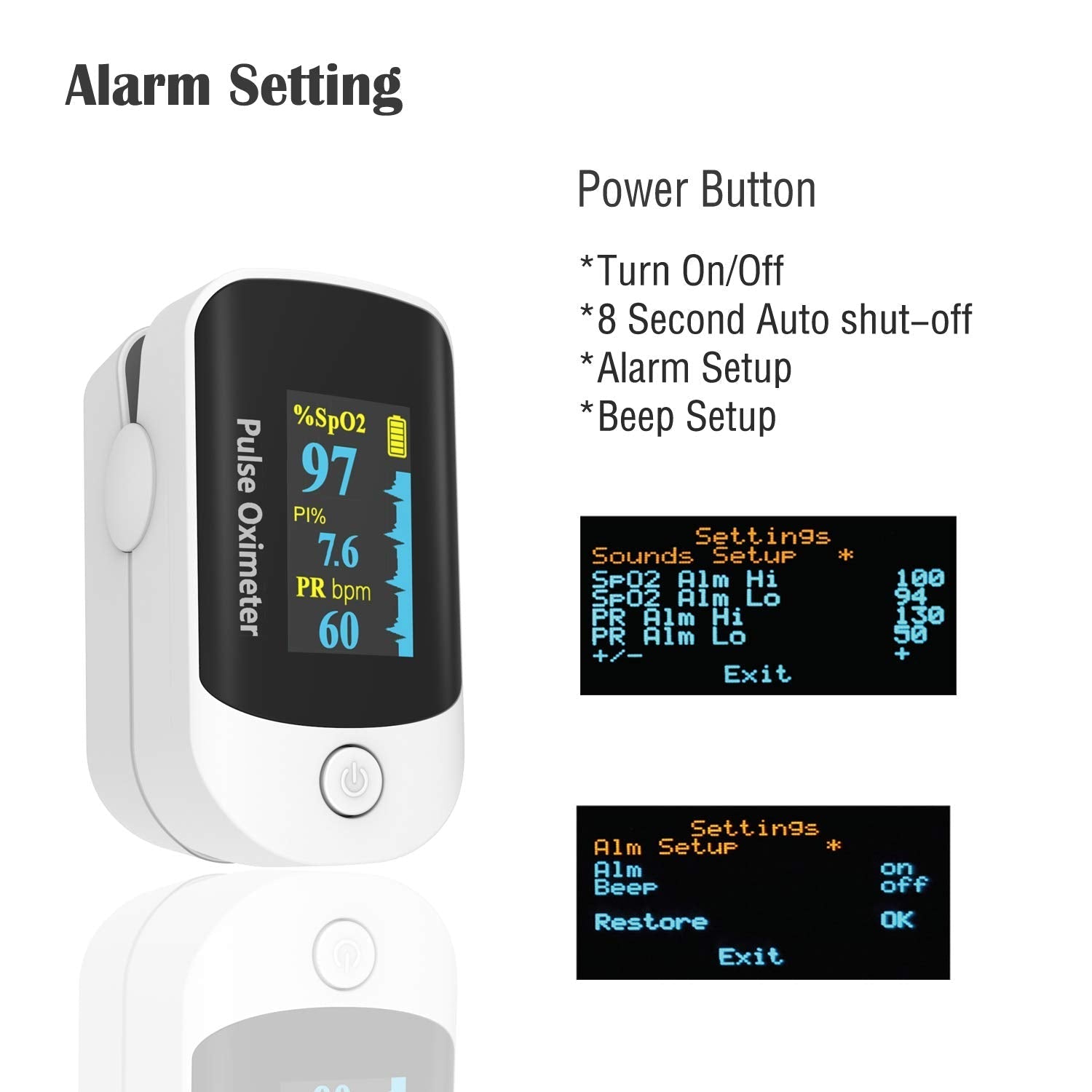 Non-Invasive Monitor – 5 Seconds / 99% Accuracy